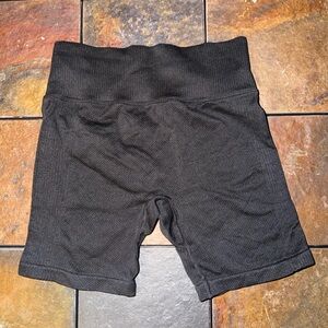 VS PINK ribbed biker shorts